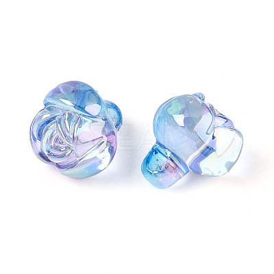 Electroplate Transparent Acrylic Beads LS-PACR-CJC0008-08E-1