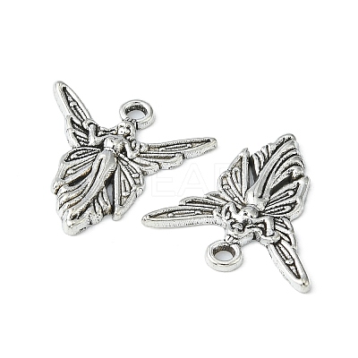 Tibetan Style Alloy Fairy Pendants LS-TIBEP-23017-AS-RS-1
