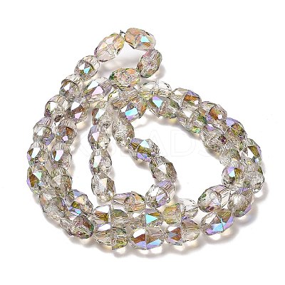 Transparent Glass Beads Strands EGLA-D030-03B-1