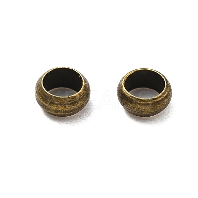 Brass Crimp Beads KK-S509-01AB-02-1