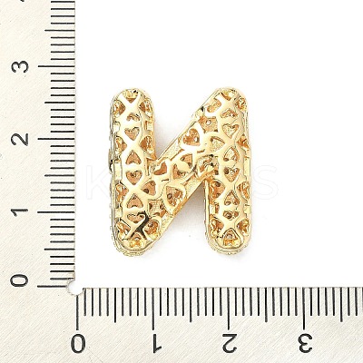 Rack Plating Brass Micro Pave Cubic Zirconia Pendants KK-Q790-01N-G-1
