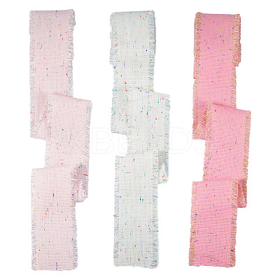 9 Yards 3 Colors Flat Cotton Ribbon OCOR-TA0001-59-1