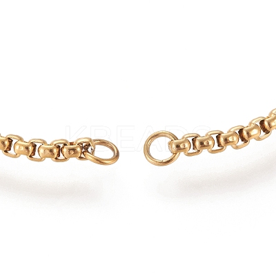 Adjustable 304 Stainless Steel Slider Bracelet/Bolo Bracelets Making STAS-I153-02G-1