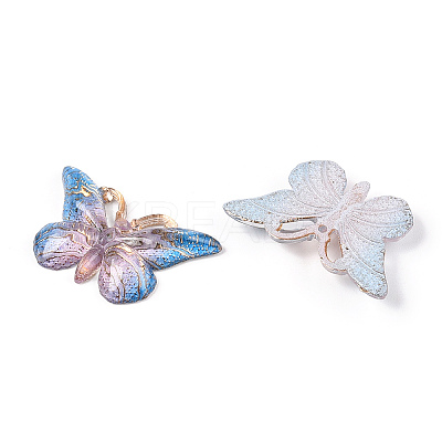 Printed Translucent Acrylic Pendants OACR-T028-20-1