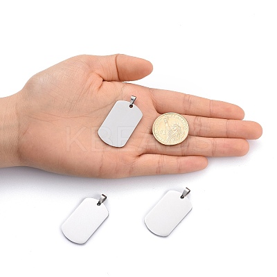 Anti-Tarnish 304 Stainless Steel Pendants STAS-I311-03A-P-1
