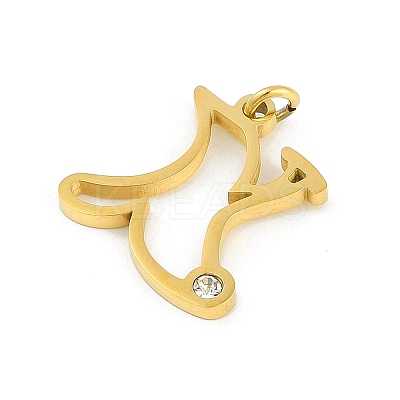 304 Stainless Steel Pendants LS-STAS-R137-01G-X-1