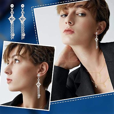 201 Stainless Steel Laser Cut Pendants STAS-UN0013-47-1
