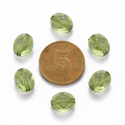 Transparent Acrylic Beads TACR-S154-18A-83-1
