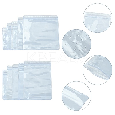 40Pcs 10 Styles PVC Anti Oxidation Resealable Bags AJEW-FS0001-40B-1