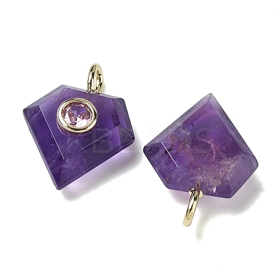 Natural Mixed Stone Faceted Pendants G-F819-03G-1