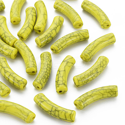 Opaque Crackle Acrylic Beads X1-MACR-S372-001N-1