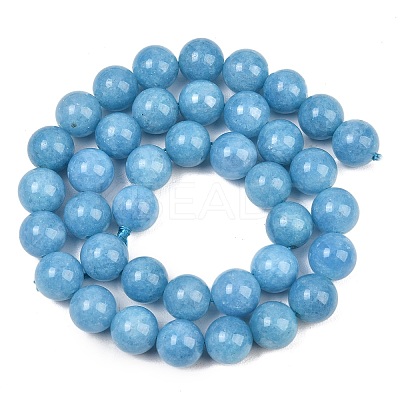 Dyed Natural White Jade Beads Strands GG-CBAD029-A05-10mm-1
