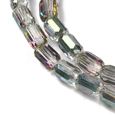 Electroplate Glass Beads Strands EGLA-D031-01-25-1