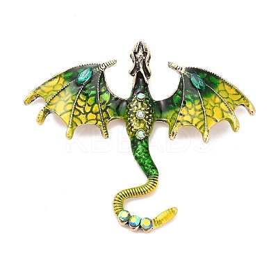 Alloy Rhinestone Big Pendants FIND-I060-01AG-03-1