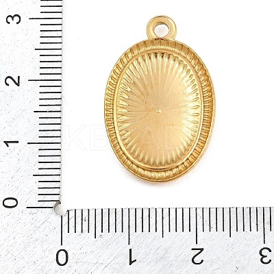 Printed 304 Stainless Steel Pendants SA-CBA7467-02A-G-1