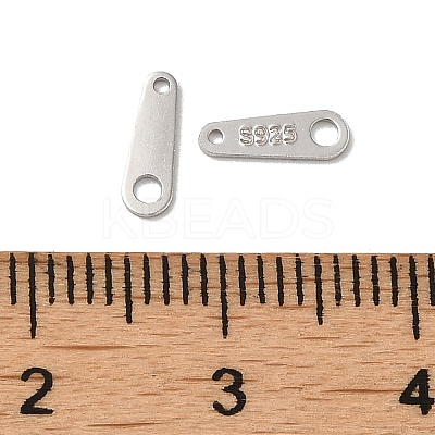 Anti-Tarnish 925 Sterling Silver Links STER-D006-07P-1