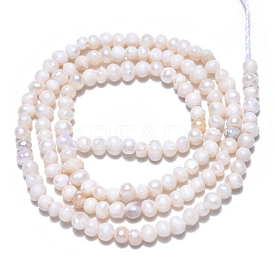 Natural Cultured Freshwater Pearl Beads Strands LS-PEAR-N013-02G-1