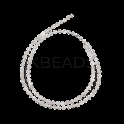 Natural Selenite Beads Strands G-K336-02-1