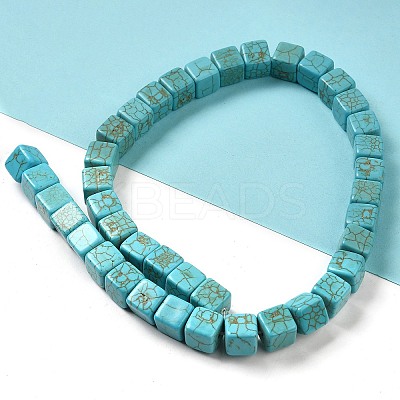 Synthetic Turquoise Beads Strands TURQ-F009-02D-02-1