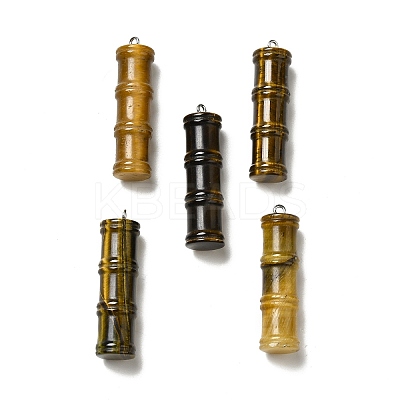 Natural Tiger Eye Pendants G-I340-A20-1