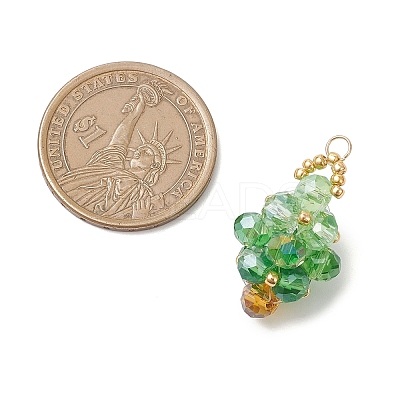 Glass Christmas Tree Pendants PALLOY-MZ00976-02-1