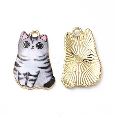 Alloy Enamel Pendants X-ENAM-M046-12G-E-1