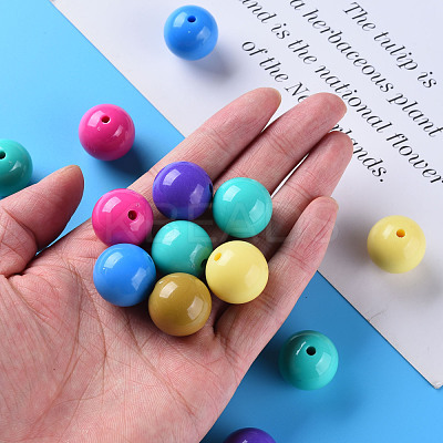 Opaque Acrylic Beads MACR-S370-C20mm-M2-1