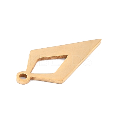 Ion Plating(IP) 201 Stainless Steel Pendants STAS-K003-14G-03-1