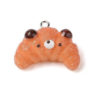 Resin Imitation Food Pendants FIND-U001-02A-1