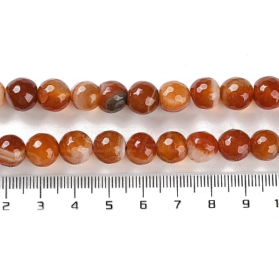 Natural Agate Beads Strands G-M437-B01-01J-1