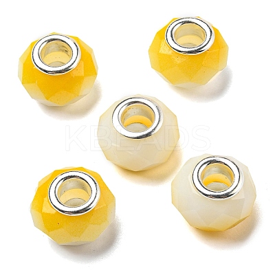 Glass European Beads GPDL-I001-01B-1