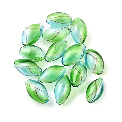 Transparent Handmade Blown Glass Globe Beads GLAA-T012-06-1
