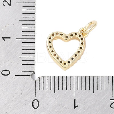 Rack Plating Brass Clear Cubic Zirconia Pendants LS-KK-Z060-02G-01-1