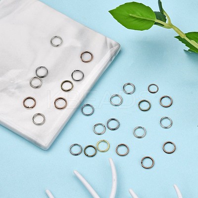Mixed Color Iron Split Rings JRD8MM-M-1