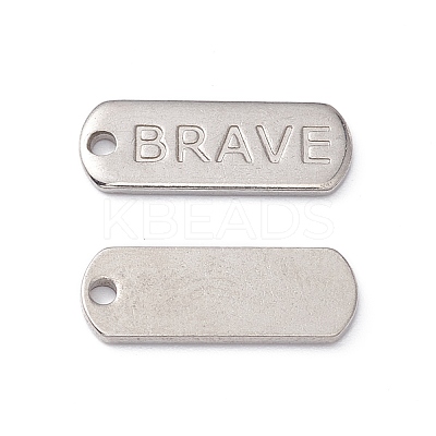 7Pcs 7 Style 201 Stainless Steel Pendants STAS-FS0001-11P-1