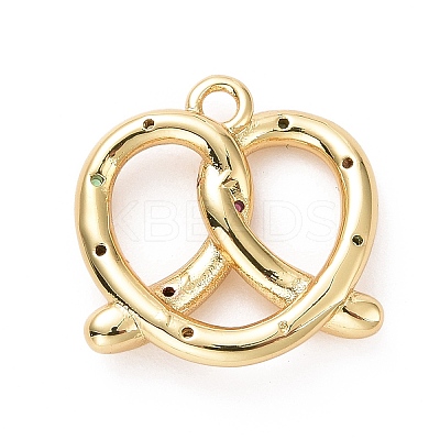 Eco-friendly Brass Micro Pave Cubic Zirconia Pendants LS-KK-D079-20G-02-1