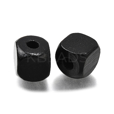 Spray Painted Wooden Beads WOOD-P021-01C-29-1