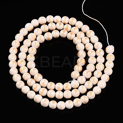Natural Mashan Jade Beads Strands G-A255-A01-04I-1
