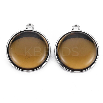 Glass Pendants PALLOY-N167-09-01P-RS-1