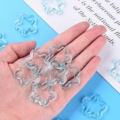 Transparent Acrylic Beads LS-MACR-S373-24-B08-1