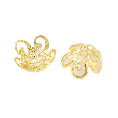 Brass Beads Cap KK-H446-03G-01-1