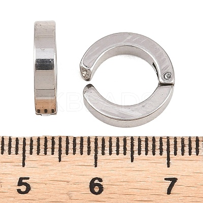 201 Stainless Steel Cuff Earrings EJEW-T056-01P-03-1
