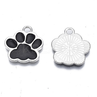 Alloy Enamel Pendants ENAM-T016-22P-C-RS-1