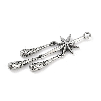 316 Surgical Stainless Steel Big Pendants X-STAS-G349-16AS-1