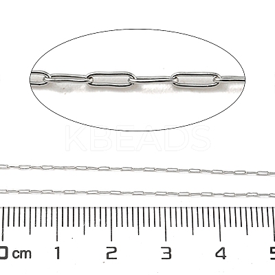 Tarnish Resistant 304 Stainless Steel Chains CHS-E031-01B-P-1
