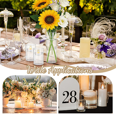 12Pcs 3 Styles Glass Vase AJEW-TW0001-23-1