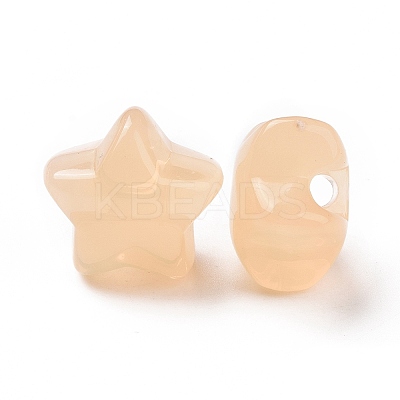 Imitation Jelly Style Acrylic Beads OACR-B002-03-1