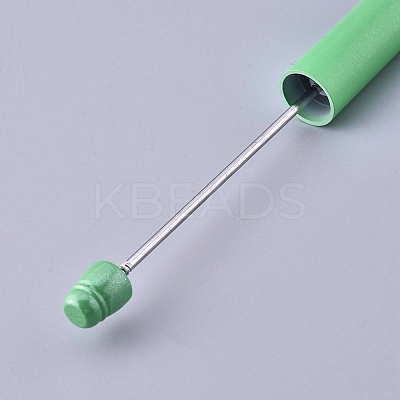 Plastic Beadable Pens AJEW-L082-A10-1