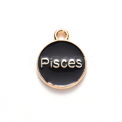 Alloy Enamel Pendants ENAM-SZ0001-28C-H-1