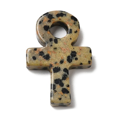 Natural Dalmatian Jasper Pendants G-R492-03H-1